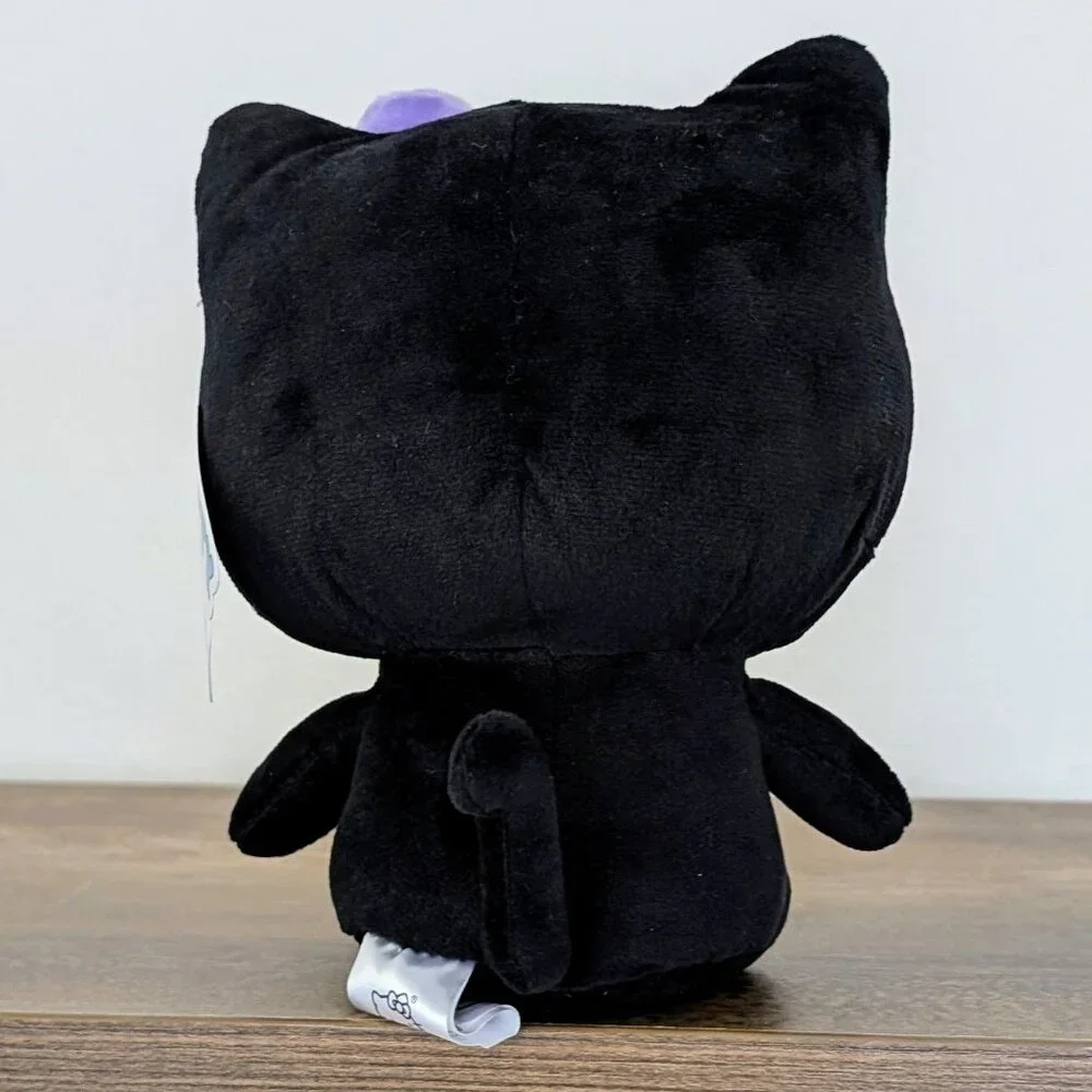 Hello Kitty Halloween Black Cat Costume Plush 8” -NWT - Picture 4 of 6